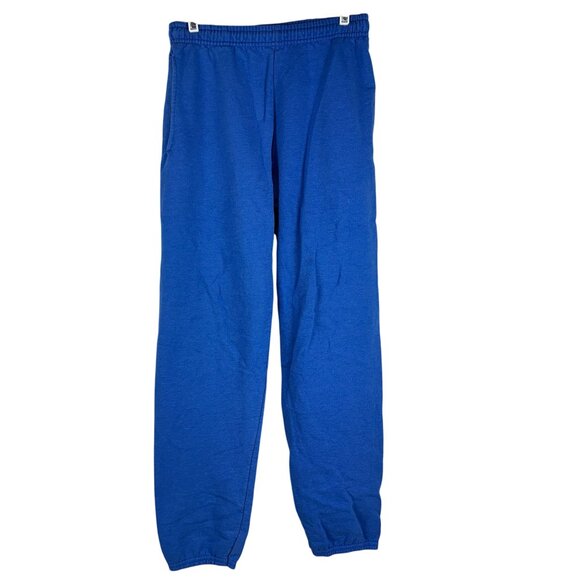 Athletic Works Mens Blue Sweatpants Size Small 28 30 Elastic Waist Pockets - Picture 2 of 7